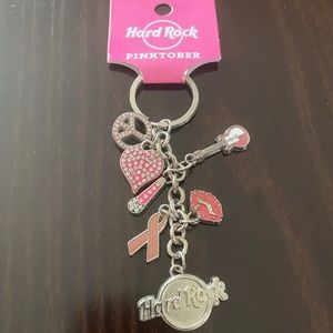 Hard Rock Pinktober Keychain
